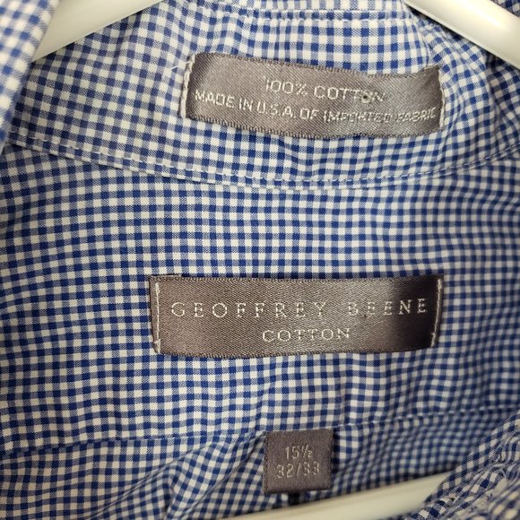 GEOFFREY BEENE COTTON CASUAL BUTTON FRONT SHIRT - Picture 5 of 16